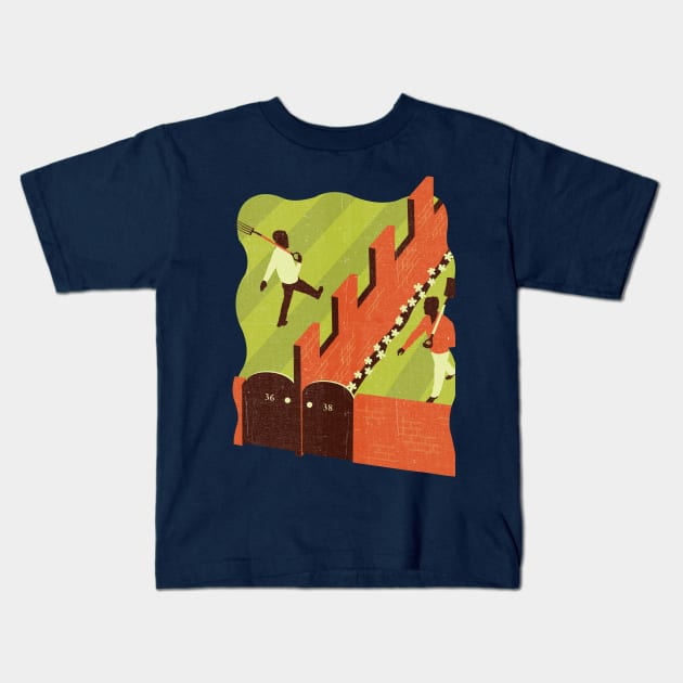 CSMA rival neighbours Kids T-Shirt by Neil Webb | Illustrator